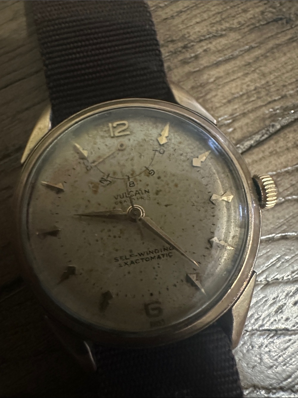 Men's Vulcain Self-Winding w. Power reserve Dress Watch in Gold Tone